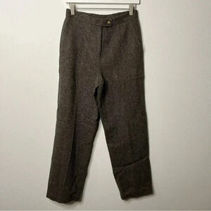Orvis Women's Wool Dress Pants 2 Pairs Brown Gray Size 6